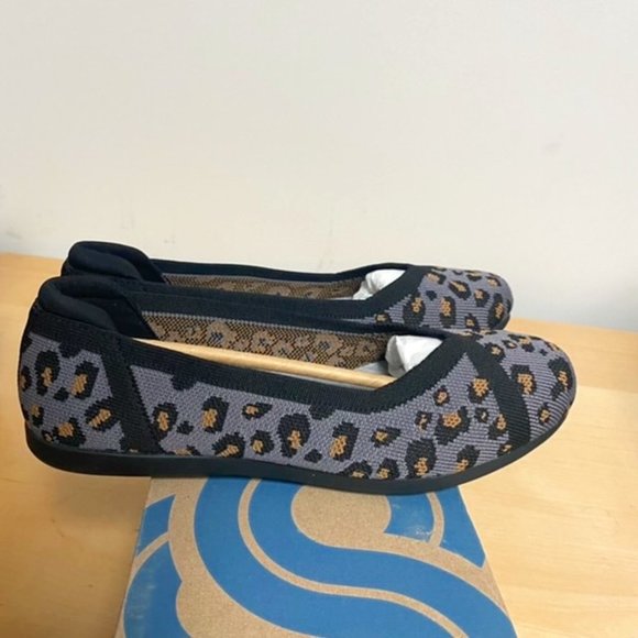 Clarks Women's Carly Wish Ballet Flat Stone Combi Size MULTI - Picture 2 of 8